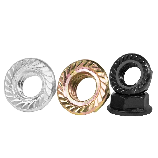 DIN6923 Dado a flangia segnato